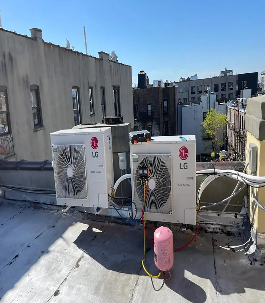 HVAC System Upgrade and Condenser Relocation — job photo