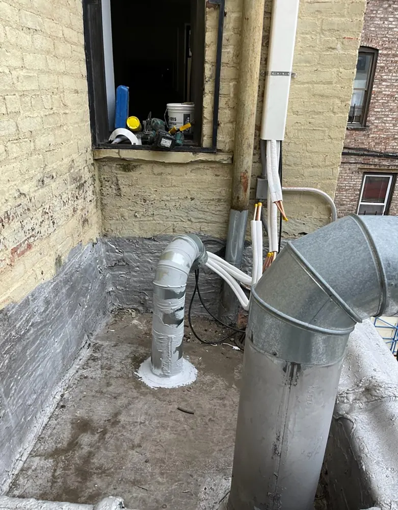 HVAC System Upgrade and Condenser Relocation — job photo